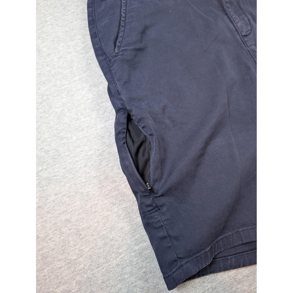 DU/ER Mens 30 Live Free Chino Shorts 9" Blue Ultra Lightweight Stretch Cooling - Picture 3 of 9